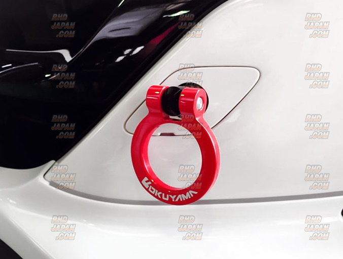 Okuyama Carbing Flip-up Front Towing Hook Silver - SCP90 NCP91